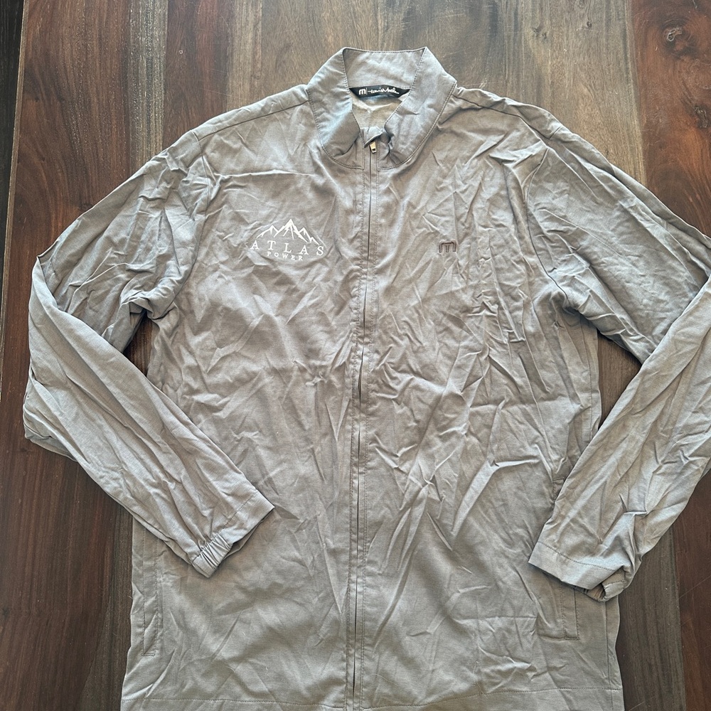 Travis Mathew Gray Lightweight Shirt Jacket